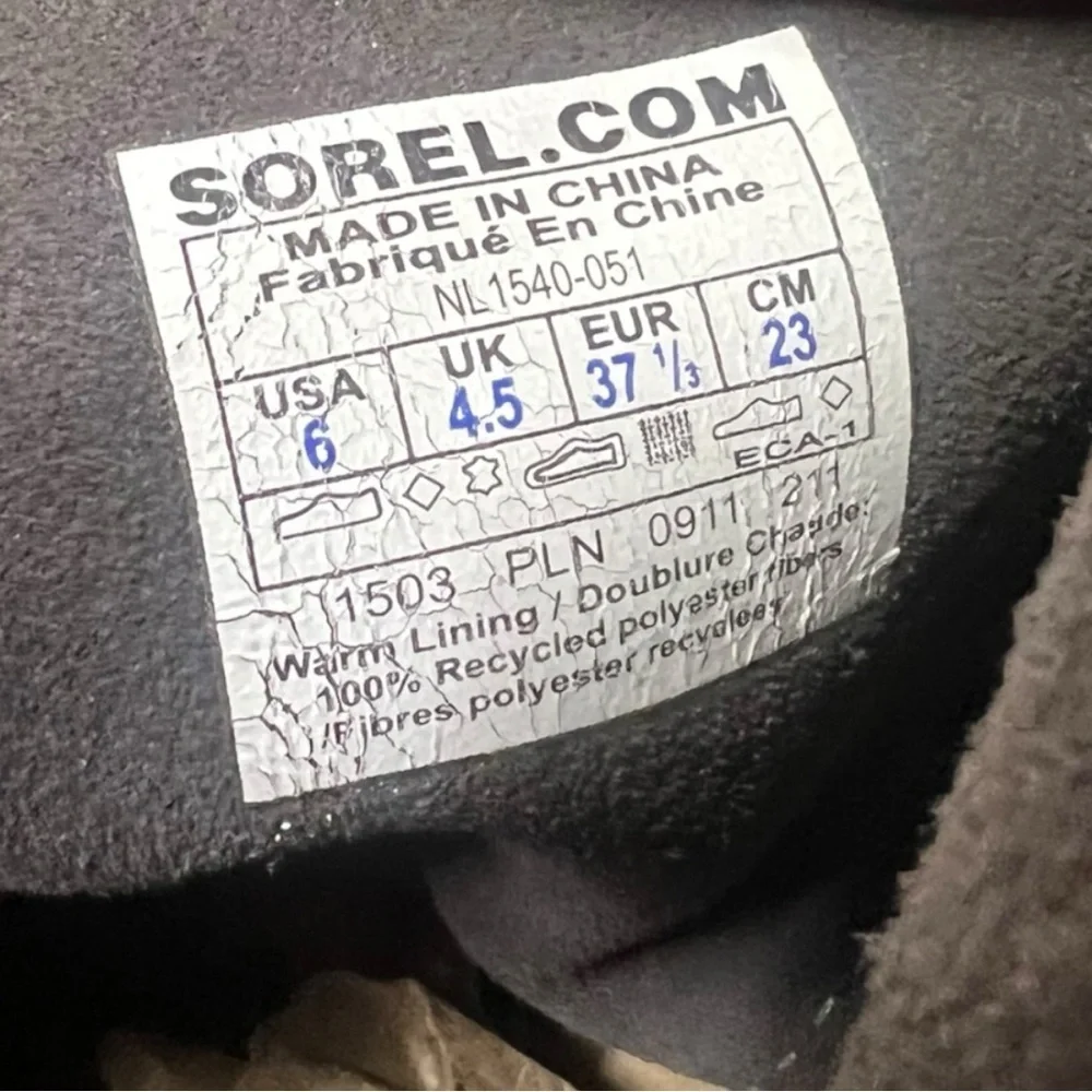 Sorel Woman’s Joan of Arc Winter Boots‎ Size 6